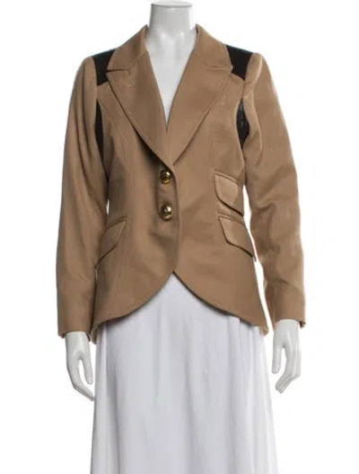 Pre-owned Smythe Wool Blazer In Brown