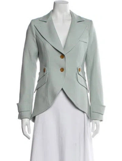 Pre-owned Smythe Wool Blazer In Green