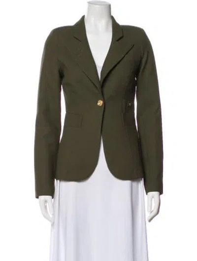 Pre-owned Smythe Wool Blazer In Green