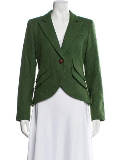 Pre-owned Smythe Wool Blazer In Green