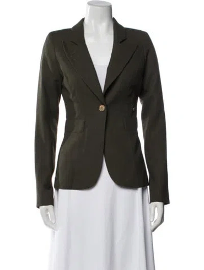 Pre-owned Smythe Wool Blazer In Green