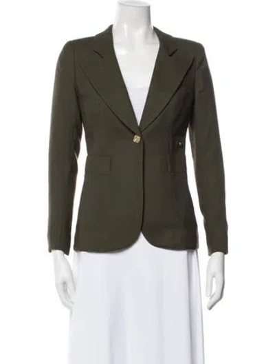 Pre-owned Smythe Wool Blazer In Green