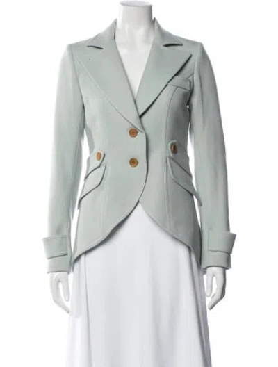 Pre-owned Smythe Wool Blazer In Green