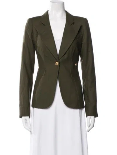 Pre-owned Smythe Wool Blazer In Green