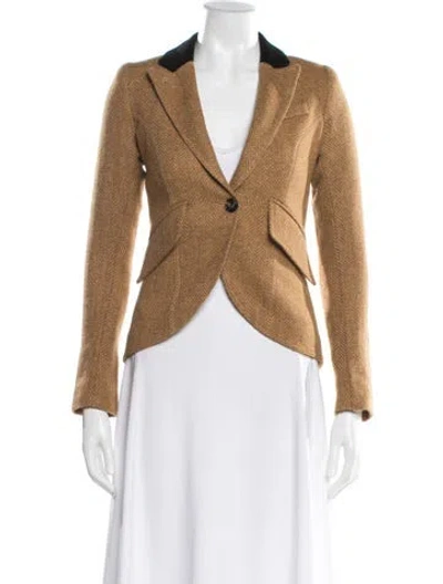 Pre-owned Smythe Wool Blazer In Orange