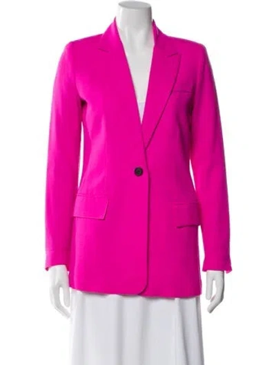 Pre-owned Smythe Wool Blazer In Pink