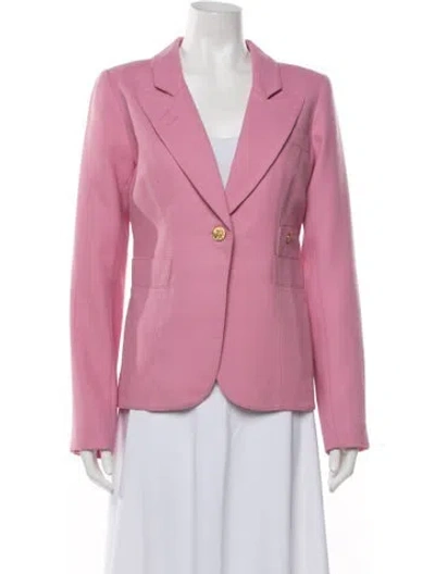 Pre-owned Smythe Wool Blazer In Pink