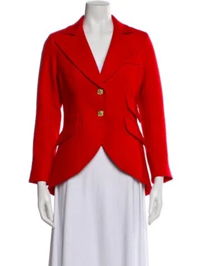 Pre-owned Smythe Wool Blazer In Red