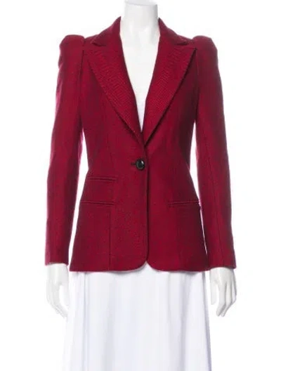 Pre-owned Smythe Wool Blazer In Red