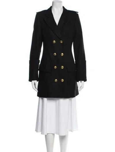 Pre-owned Smythe Wool Blazer W/ Tags In Black