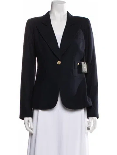 Pre-owned Smythe Wool Blazer W/ Tags In Blue