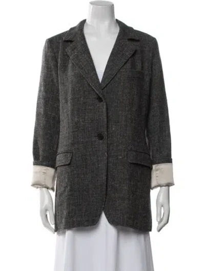 Pre-owned Smythe Wool Blazer W/ Tags In Gray