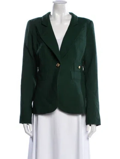 Pre-owned Smythe Wool Blazer W/ Tags In Green