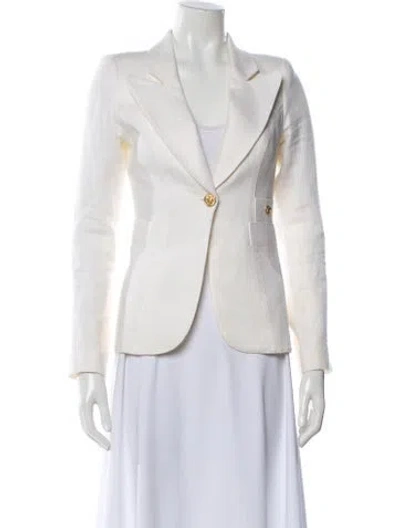 Pre-owned Smythe Wool Blazer In White