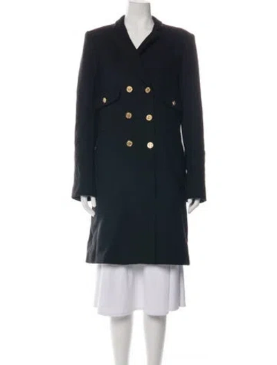 Pre-owned Smythe Wool Coat In Black