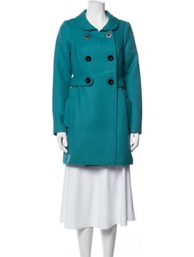 Pre-owned Smythe Wool Coat In Blue