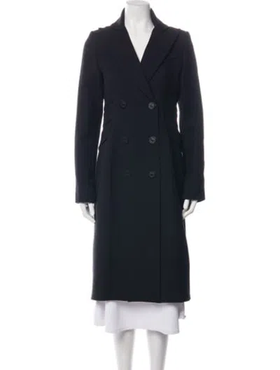 Pre-owned Smythe Wool Coat In Blue