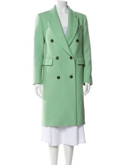 Pre-owned Smythe Wool Coat In Green
