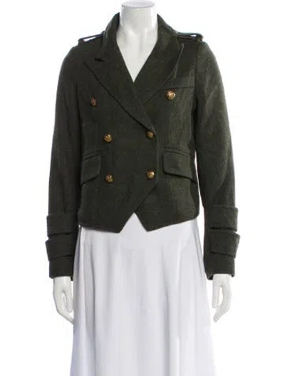 Pre-owned Smythe Wool Denim Jacket In Green