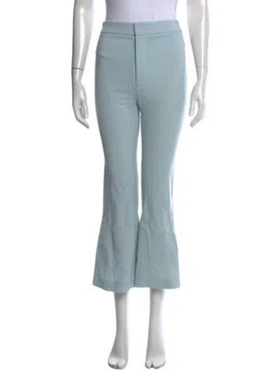 Pre-owned Smythe Wool Flared Pants In Blue