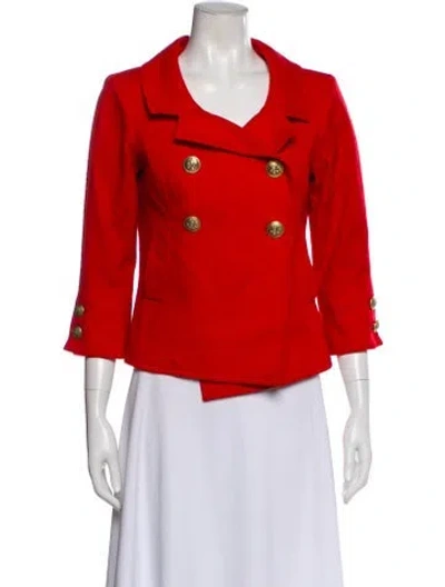 Pre-owned Smythe Wool Jacket In Red
