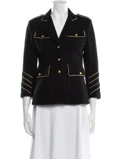 Pre-owned Smythe Wool Striped Blazer In Multi