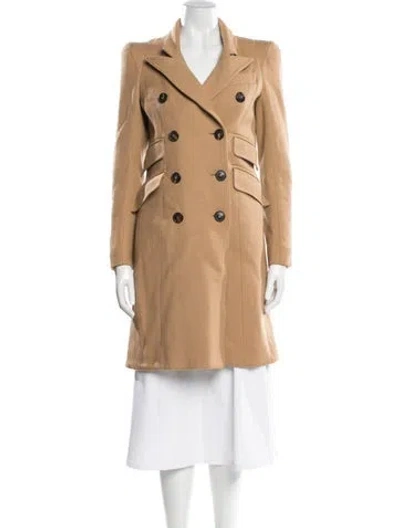 Pre-owned Smythe Wool Trench Coat In Brown