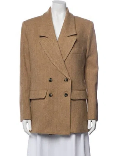 Pre-owned Smythe Wool Tweed Pattern Blazer In Neutral