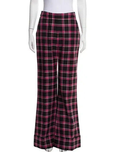 Pre-owned Smythe Wool Wide Leg Pants W/ Tags In Black