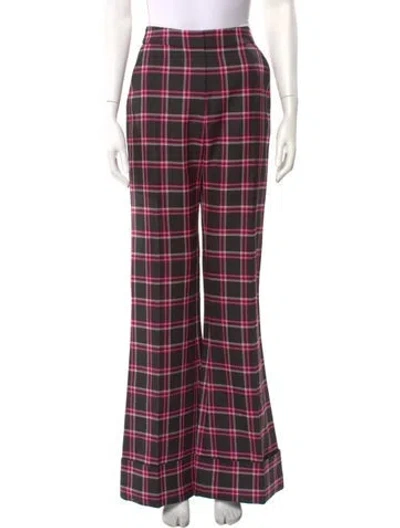 Pre-owned Smythe Wool Wide Leg Pants W/ Tags In Black