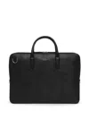 Smythson 크로스 그레인 브리프 케이스 In Black