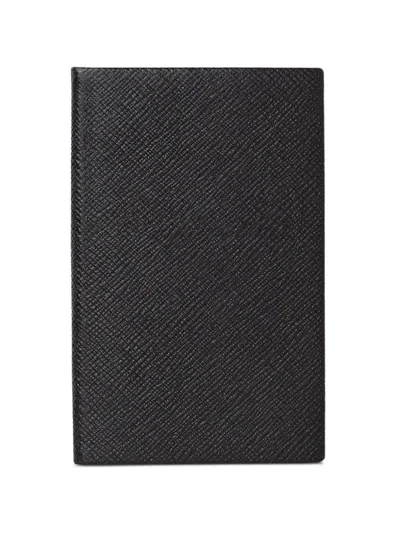 Smythson 파나마 크로스 그레인 노트 In Multi