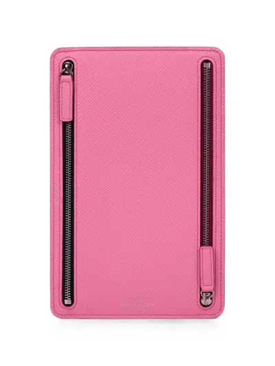 Smythson 파나마 지갑 In 핑크