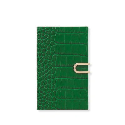 Smythson 2024-2025 Panama Weekly Agenda With Slide In Mara In Clover