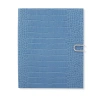 Smythson Portobello Notebook With Slide Closure In Mara In Nile Blue