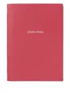 Smythson 2025-2026 Panama Leather Academic Diary In Red