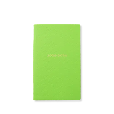 Smythson 2025-2026 Panama Weekly Diary With Pocket In Green