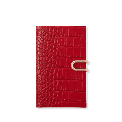 Smythson 2025-2026 Panama Weekly Diary With Slide In Mara In Burgundy