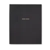 Smythson 2025-2026 Portobello Weekly Vertical Diary In Panama In Black