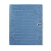 Smythson 2025-2026 Portobello Weekly Vertical Diary With Slide In Mara In Nile Blue