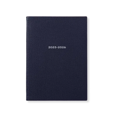 Smythson 2025-2026 Soho Weekly Diary In Ludlow In Black
