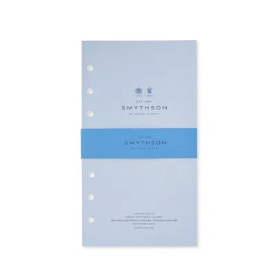 Smythson 2025 Bond Weekly Agenda Refill In Blue