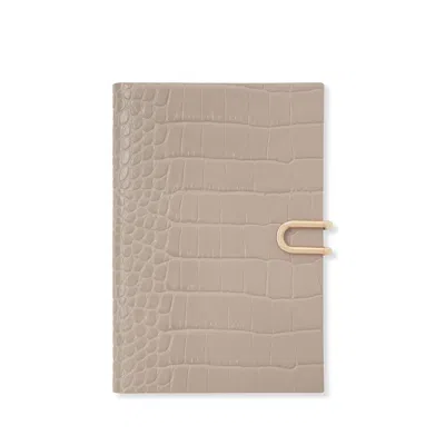 Smythson 2025 Chelsea Weekly Diary With Slide In Mara In Sandstone