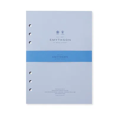 Smythson 2025 Dukes Weekly Diary Refill In Pale Blue