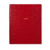 Smythson 2025 Kings Weekly Vertical Agenda In Mara In Red