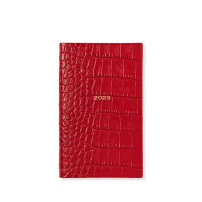 Smythson 2025 Panama Weekly Agenda In Mara In Red