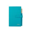 Smythson 2025 Panama Weekly Agenda With Pencil In Bright Turquoise