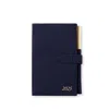 Smythson 2025 Panama Weekly Agenda With Pencil In Navy