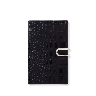 Smythson 2025 Panama Weekly Agenda With Slide In Mara In Black