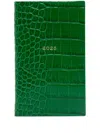 Smythson 2025 Portobello Weekly Vertical Diary In Mara In Green